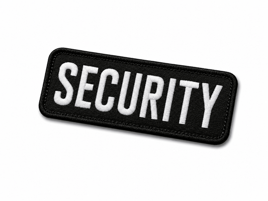 Нашивка SECURITY 25x9 cm с велкро гръб