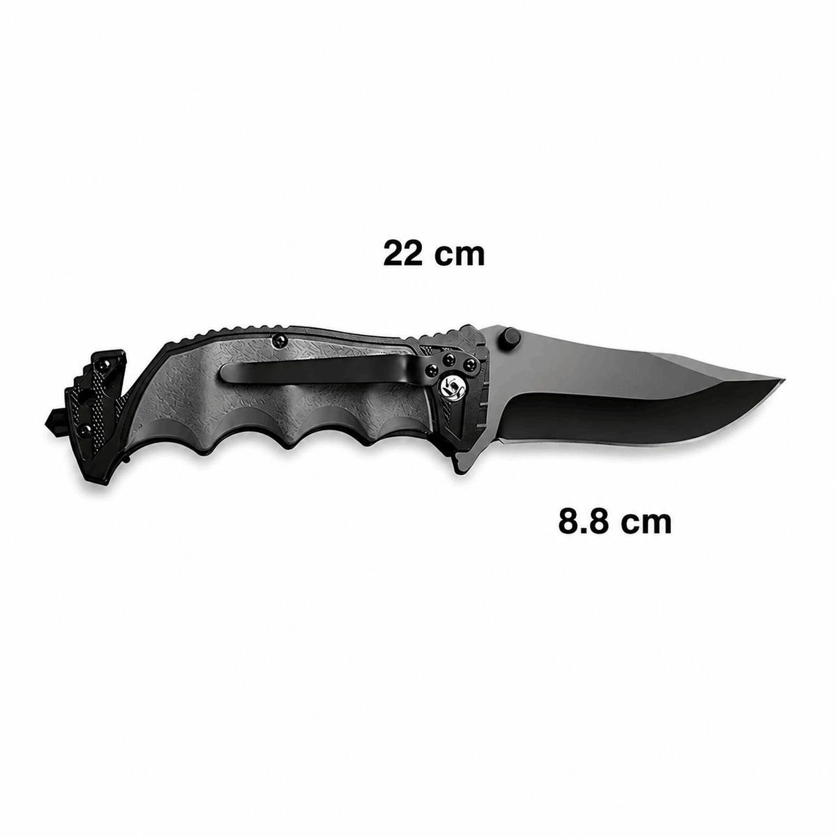 Couteau pliant Black Airsoft Defender X