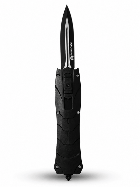 Автоматичен нож Black Airsoft Inferno OTF с изскачащо острие
