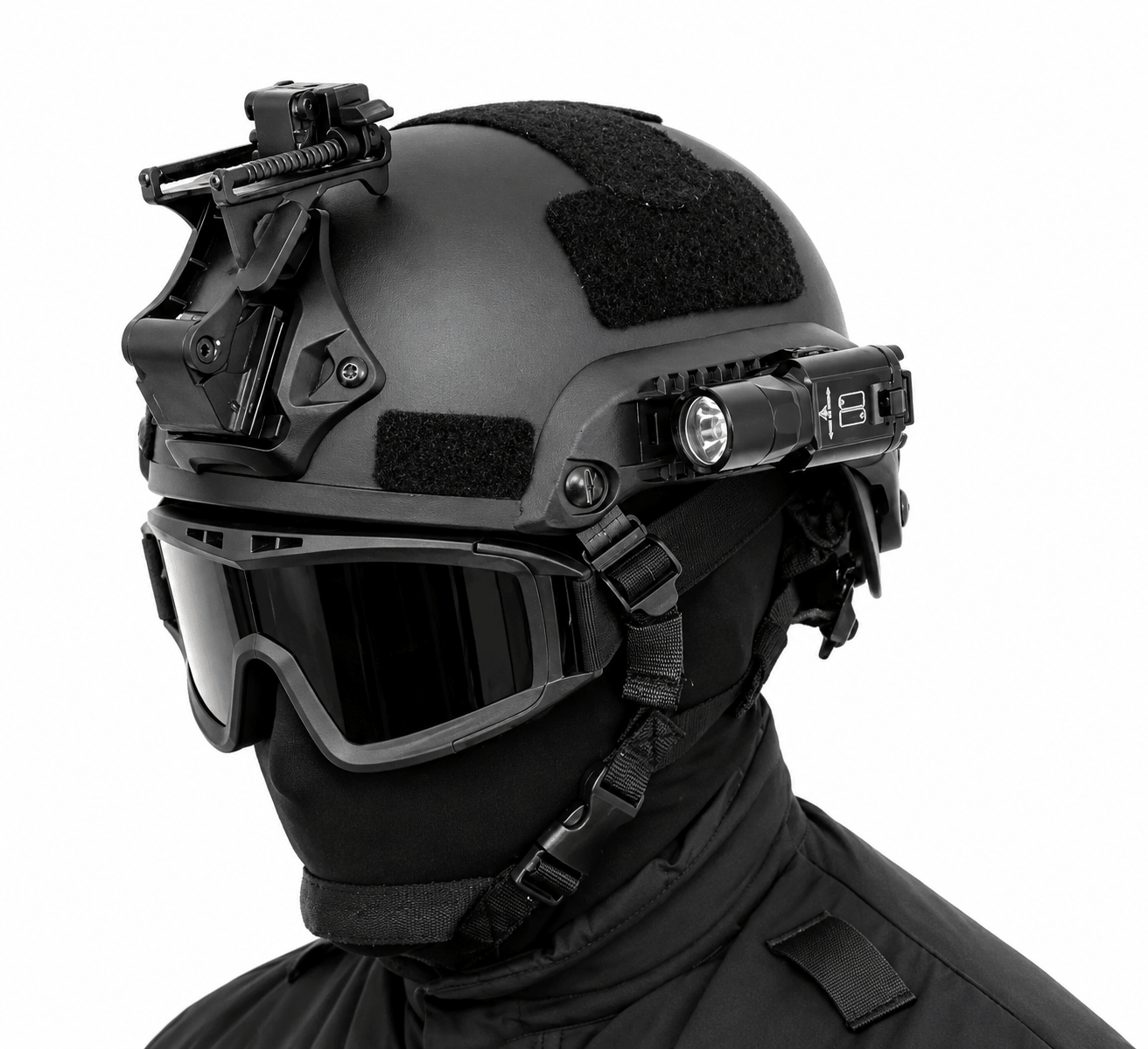 Каска за Еърсофт MICH High-Cut с NVG Mount и Релси