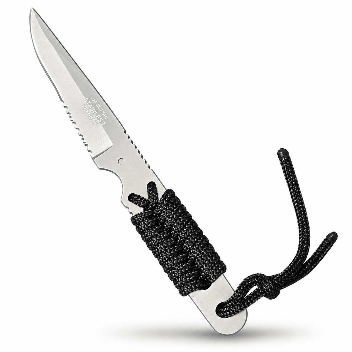 Συμπαγές μαχαίρι λαιμού BlackAirsoft STINGER με σκληρή θήκη