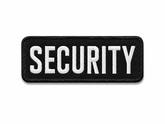 Нашивка SECURITY 25x9 cm с велкро гръб
