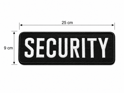 Нашивка SECURITY 25x9 cm с велкро гръб