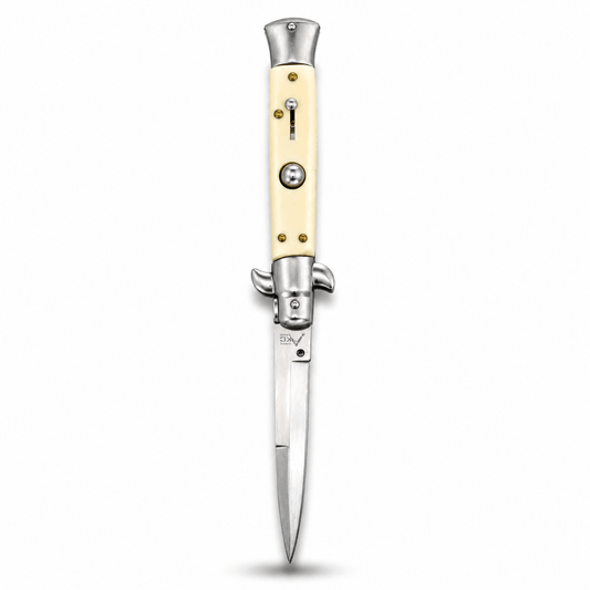 Stiletto automata kés, 22 cm – 440 rozsdamentes acél