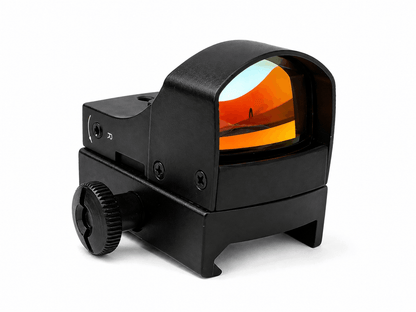 Тактически бързомер Red Dot с двойна яркост Black Airsoft - с лазерен мерник