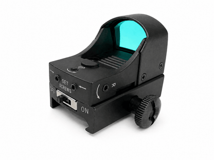 Тактически бързомер Red Dot с двойна яркост Black Airsoft - с лазерен мерник