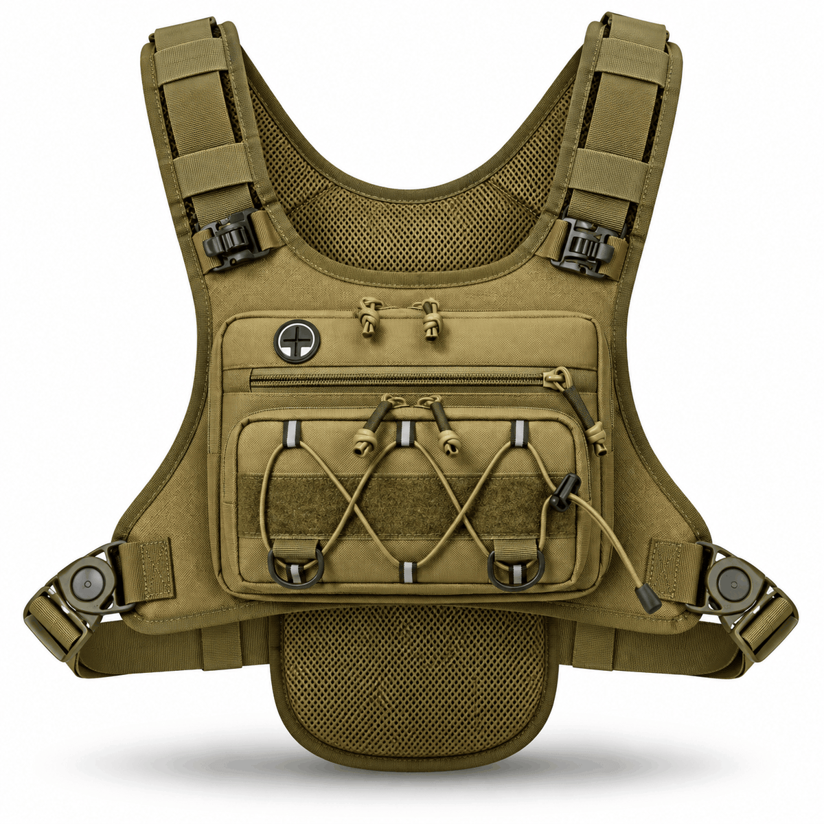 Тактическа нагръдна чанта Black Airsoft Chest Rig Cross