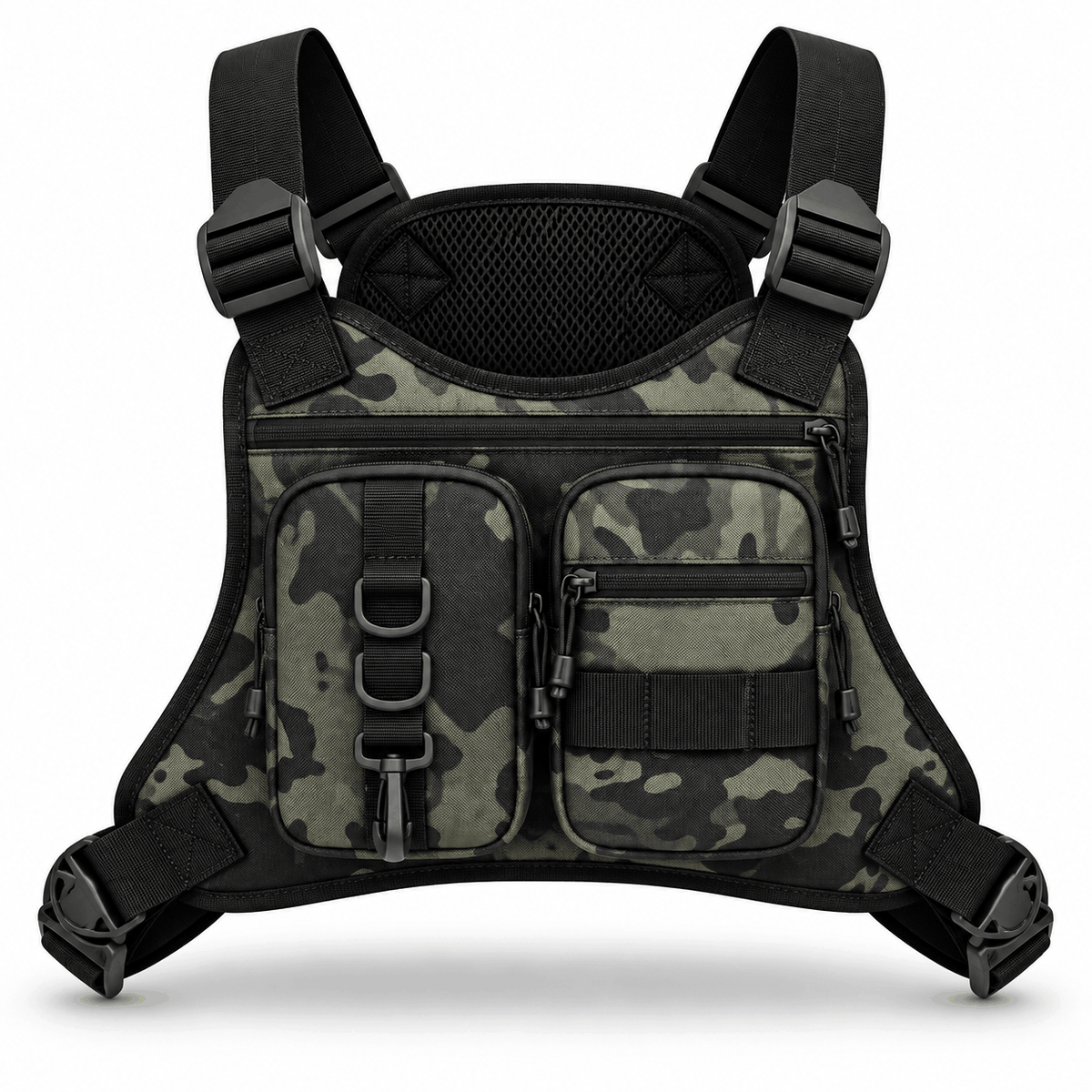 Тактическа нагръдна чанта Black Airsoft Chest Rig Duo