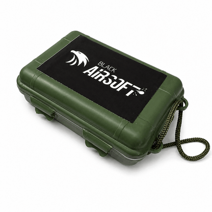Мини фенер Black Airsoft CREE с презареждаща батерия и зарядно