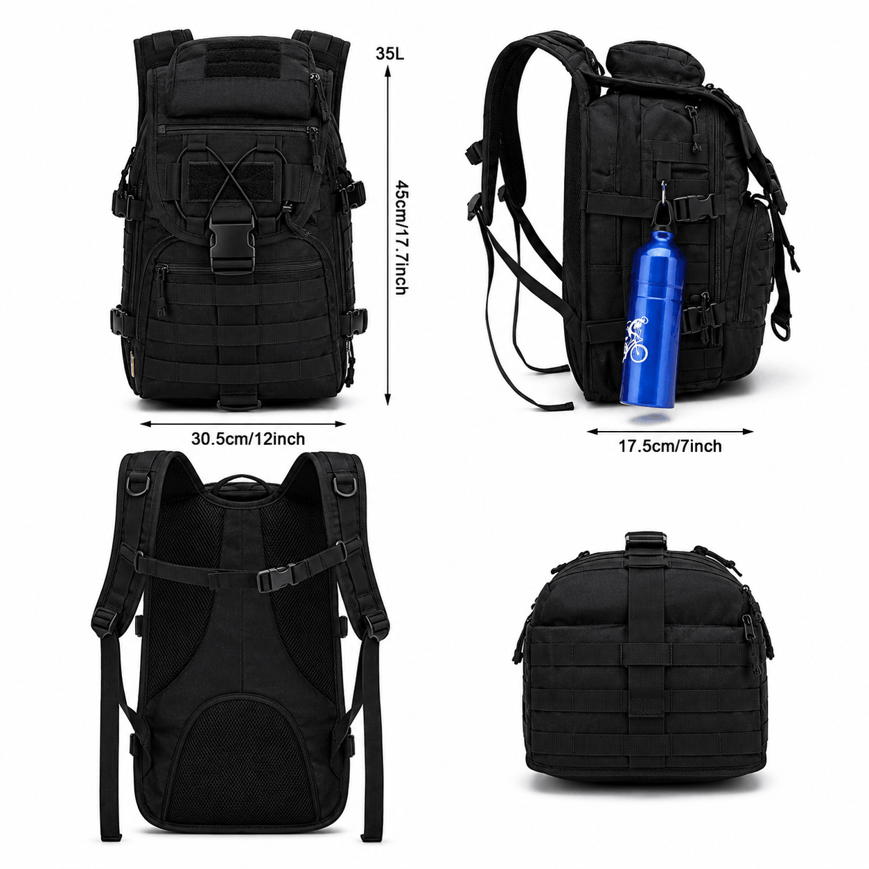 Тактическа раница BlackAirsoft CROSS-X 35L