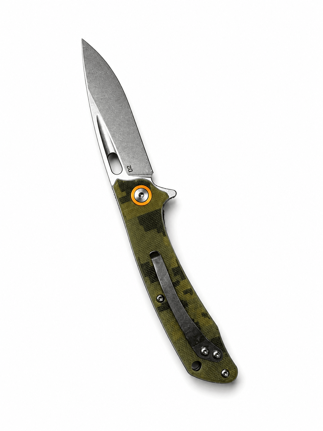 Сгъваем нож BlackAirsoft Ember Core D2 G10