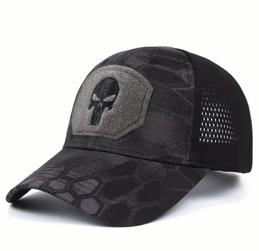 Тактическа шапка BlackAirsoft Skull с велкро панел