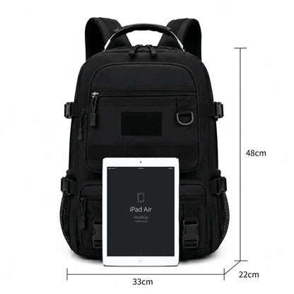 Тактическа раница Black Airsoft Tactical Backpack 35L 600D