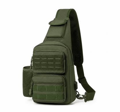Тактическа кросбоди чанта Black Airsoft Tactical Sling Bag