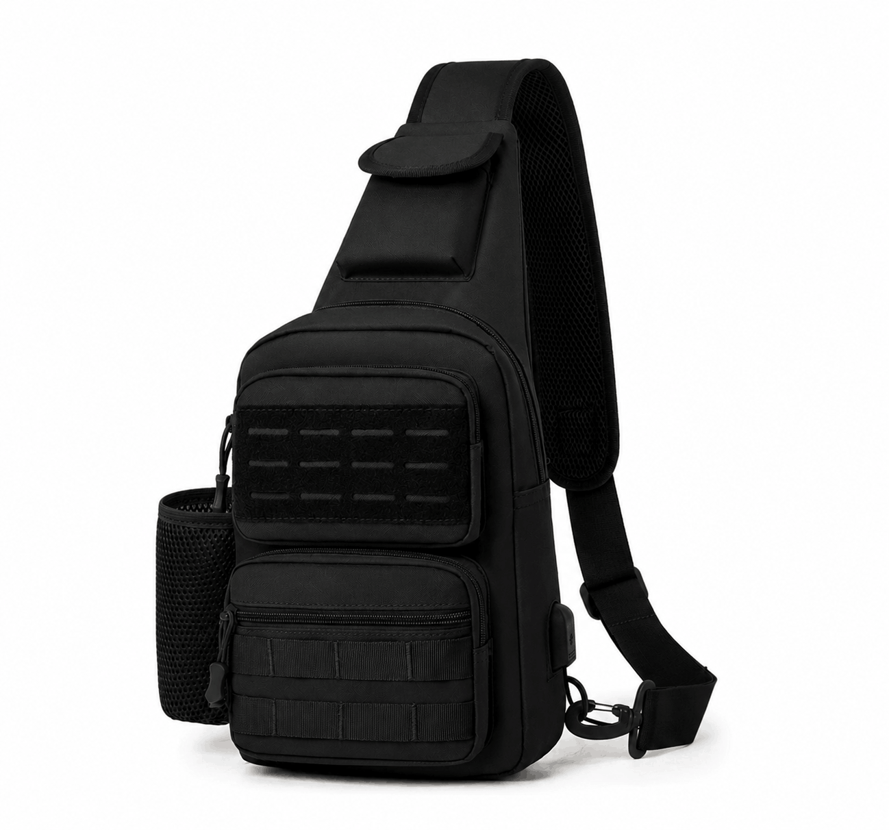 Тактическа кросбоди чанта Black Airsoft Tactical Sling Bag