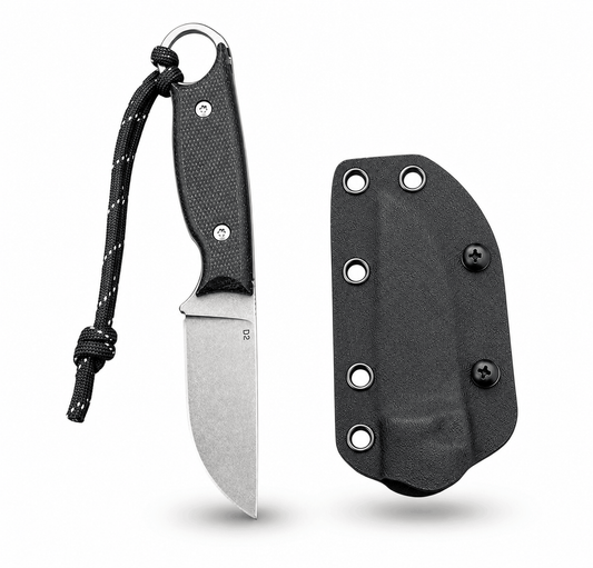 Компактен тактически нож BlackAirsoft HUNTER MINI D2 с KYDEX кания и G10 дръжка
