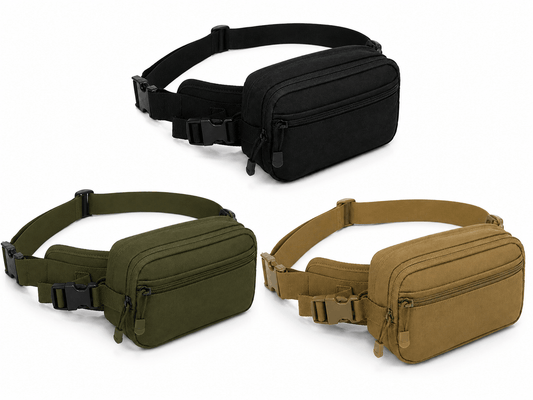 Тактическа чанта за кръст BlackAirsoft Surprise с отделение за скрито носене на пистолет (CCW)