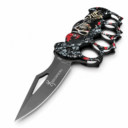Klappmesser im Box-Stil Browning X80 mit dekorativem Design