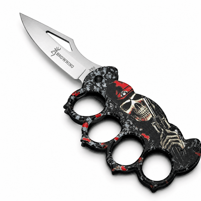 Klappmesser im Box-Stil Browning X80 mit dekorativem Design
