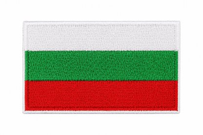 Нашивка българско знаме 6.3x3.8 см – термо лепяща без велкро