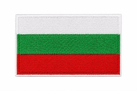 Нашивка българско знаме 6.3x3.8 см – термо лепяща без велкро