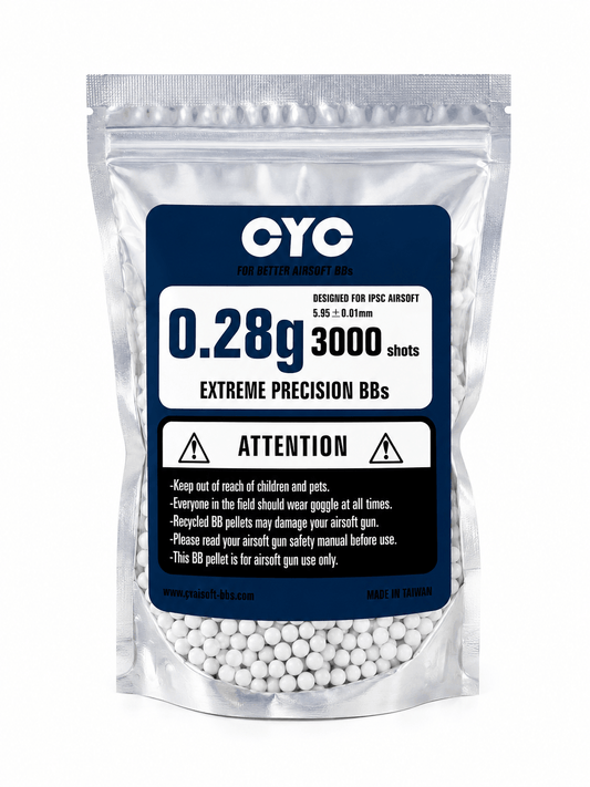 Еърсофт топчета CYC 0.28g Precision BBs 3000 броя