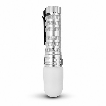 Lampe torche rechargeable 2-en-1 BlackAirsoft AURORA 14 cm avec diffuseur