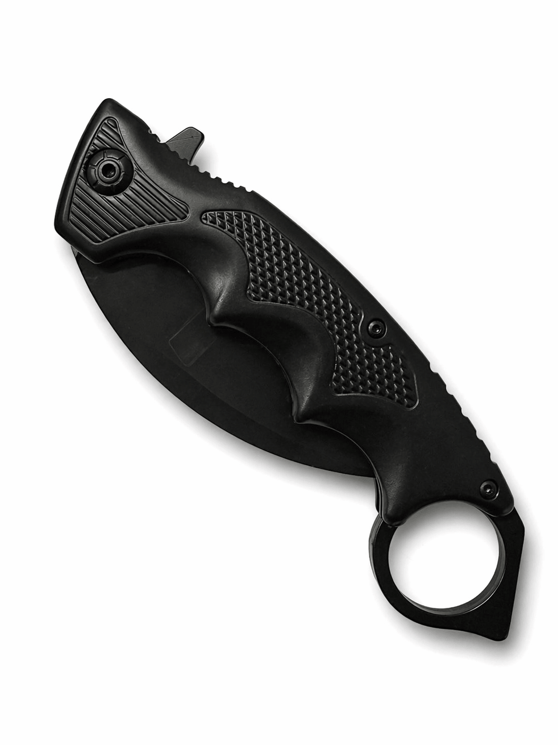 Карамбит нож Black Airsoft сгъваем с пръстен