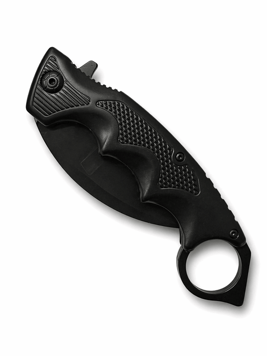 Карамбит нож Black Airsoft сгъваем с пръстен