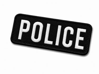 Нашивка POLICE 25x9 cm с велкро гръб