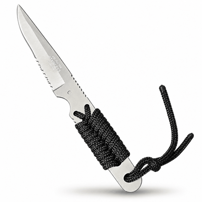 Συμπαγές μαχαίρι λαιμού BlackAirsoft STINGER με σκληρή θήκη
