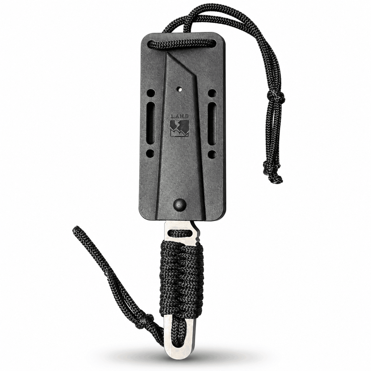 Συμπαγές μαχαίρι λαιμού BlackAirsoft STINGER με σκληρή θήκη