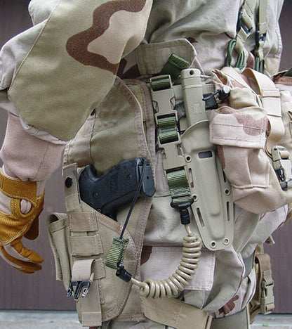 Осигурителен кабел за пистолет BlackAirsoft Tough, шнур, ремък