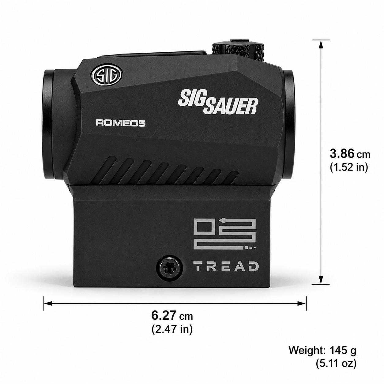 Бързомер SIG Sauer ROMEO5 COMPACT 1x20mm 2 MOA Red Dot