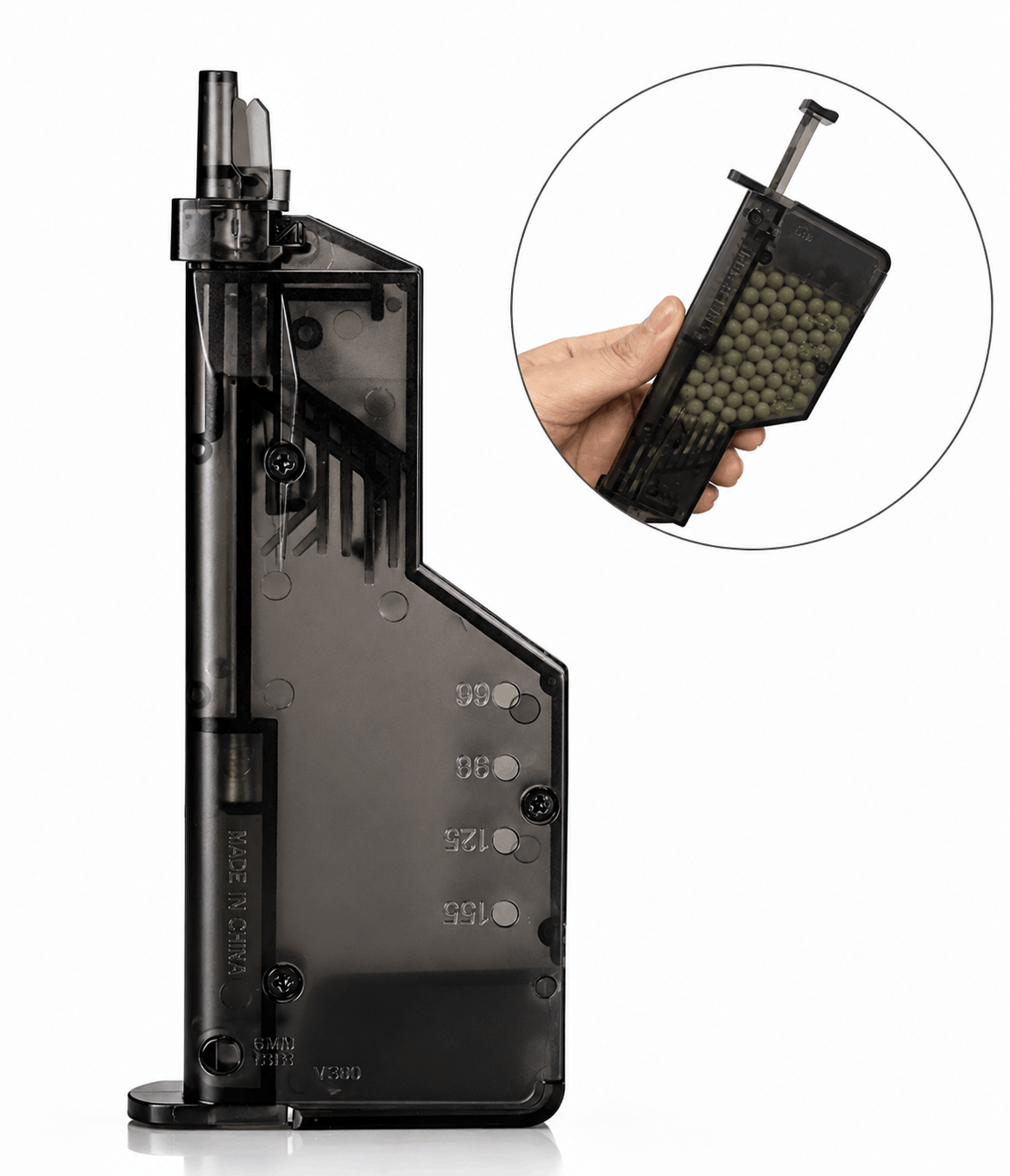 Speed Loader за Airsoft пълнители – бързозарядник за 220 BB топчета