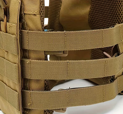 Тактическа жилетка Plate Carrier, система MOLLE, регулируема