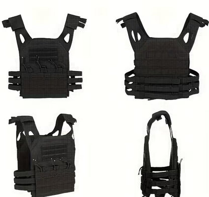 Тактическа жилетка Plate Carrier, система MOLLE, регулируема