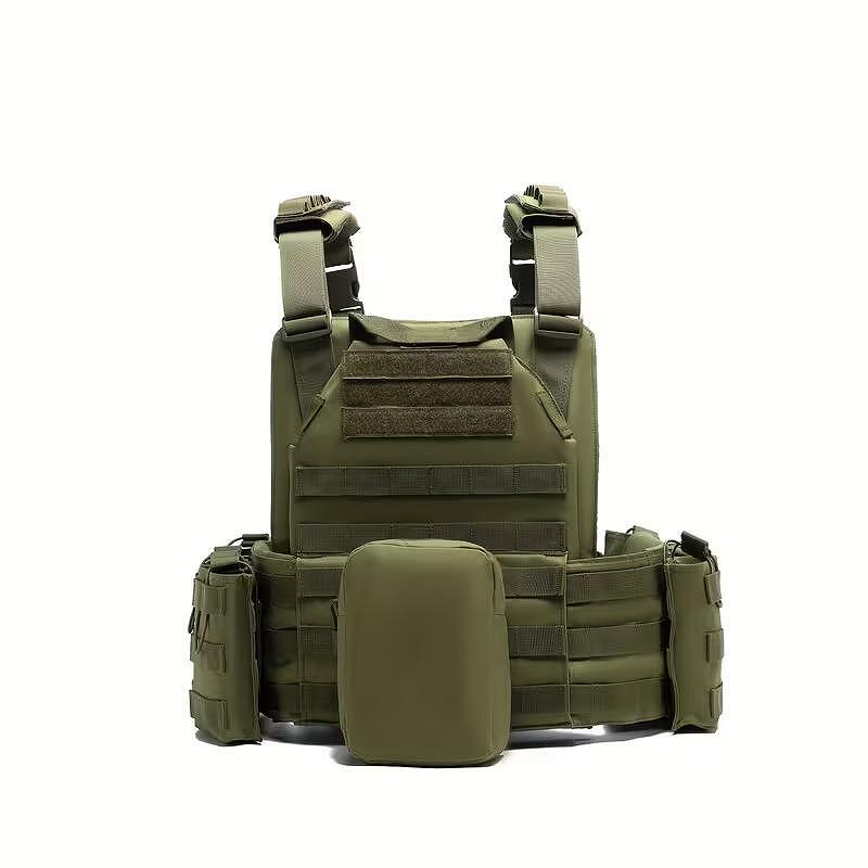 Тактическа жилетка Plate Carrier, система MOLLE, с модули - регулируема