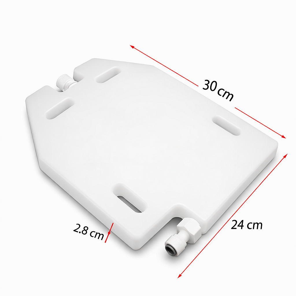 Тактически воден резервоар за жилетка (Plate Carrier) – 1.5L