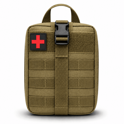 Тактическа аптечка MOLLE BlackAirsoft Rip-Away, медицинска чанта за първа помощ
