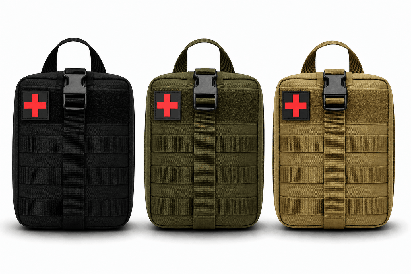 Тактическа аптечка MOLLE BlackAirsoft Rip-Away, медицинска чанта за първа помощ