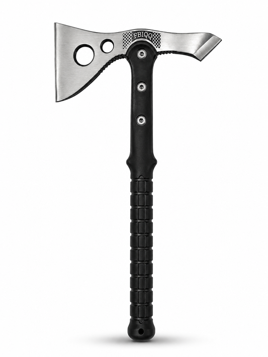 Тактическа брадва с шип и калъф за къмпинг и outdoor