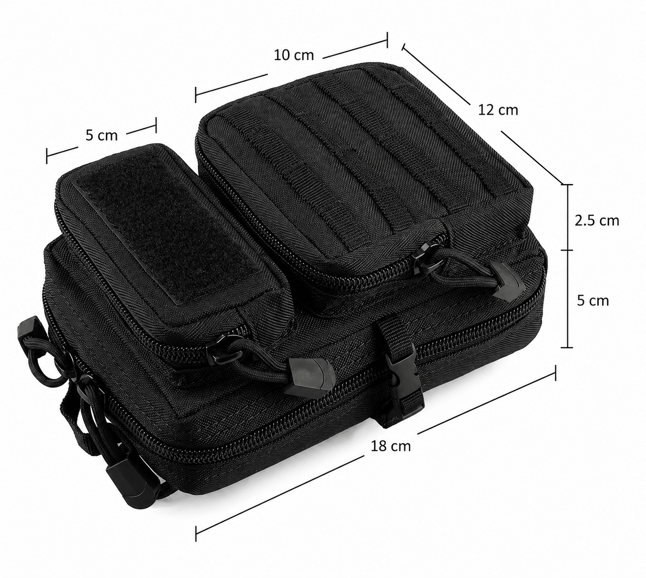 Тактическа модулна чанта BlackAirsoft Mini Utility Pouch MOLLE