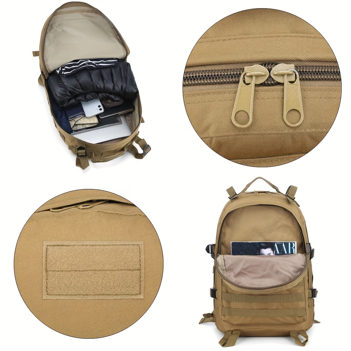 Тактическа туристическа раница 30L с MOLLE система