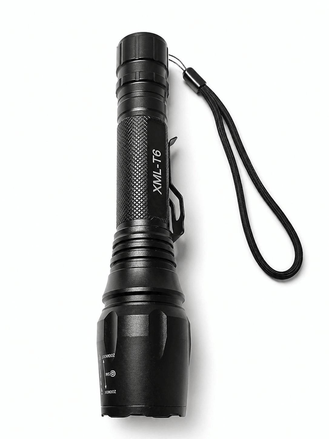 Тактически LED фенер Black Airsoft комплект с батерии и зарядно