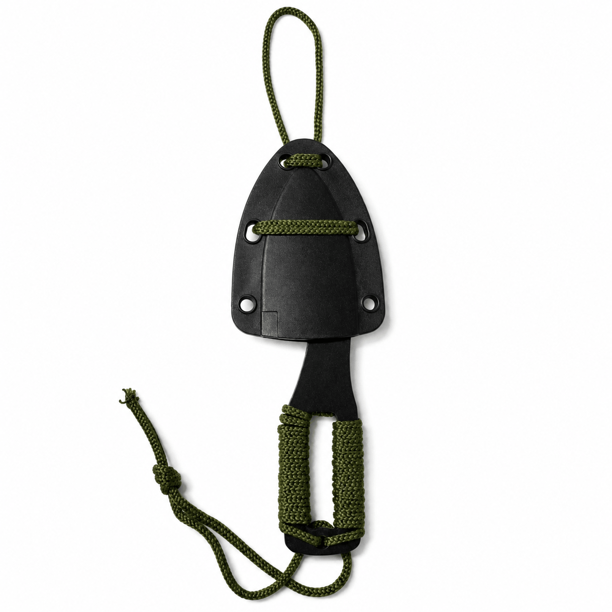 Тактически нож KEYD Black Airsoft за врат с кания