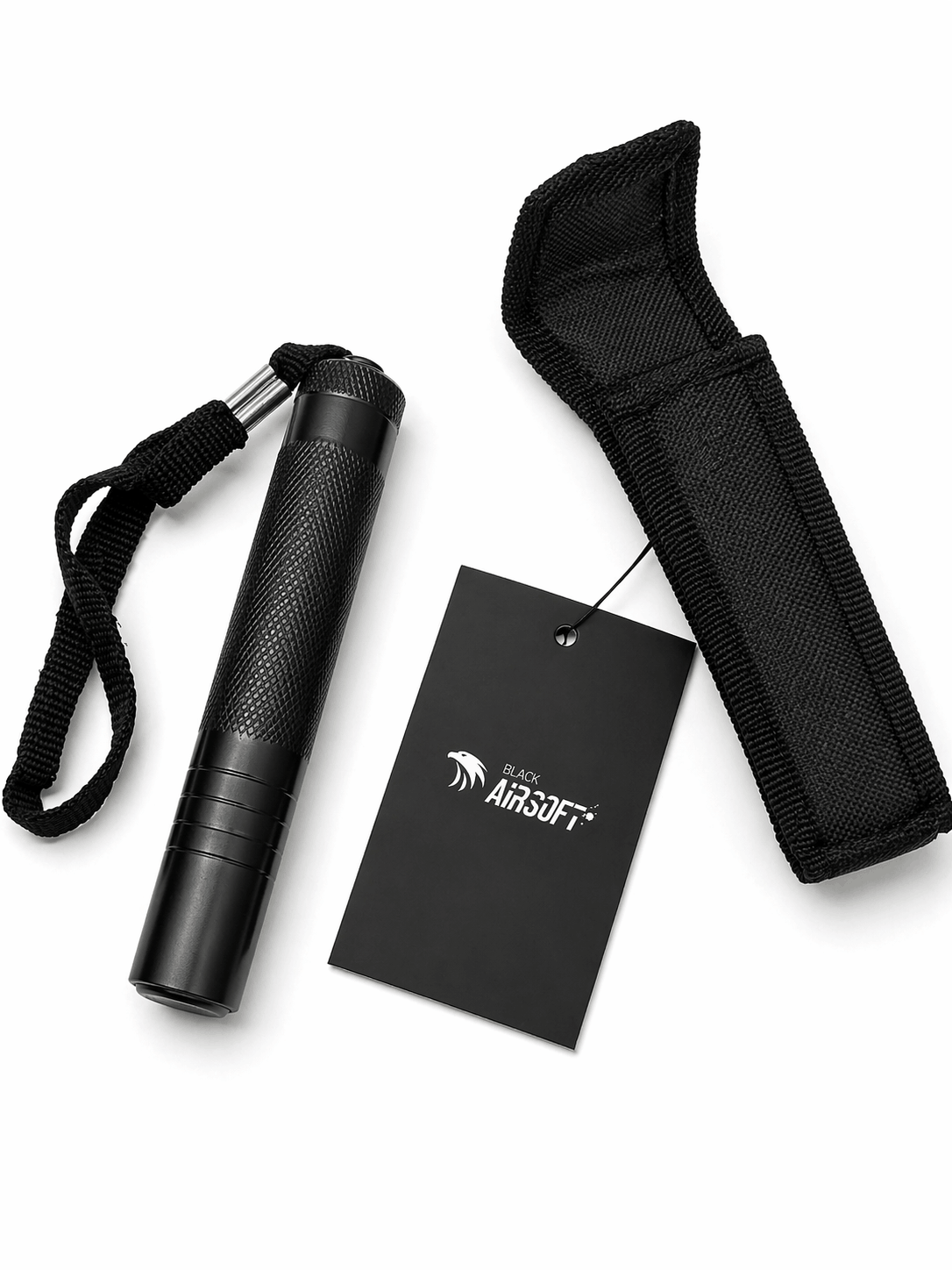 Телескопична стоманена палка Black Airsoft RAPTOR 40см с калъф