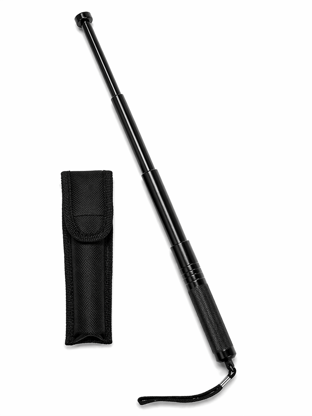 Телескопична стоманена палка Black Airsoft RAPTOR 40см с калъф